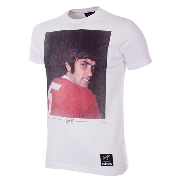 Bild von COPA Football - George Best Old Trafford T-Shirt - Weiss