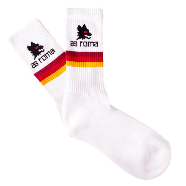 COPA Football - AS Roma Stripes Terry Sokken - Wit