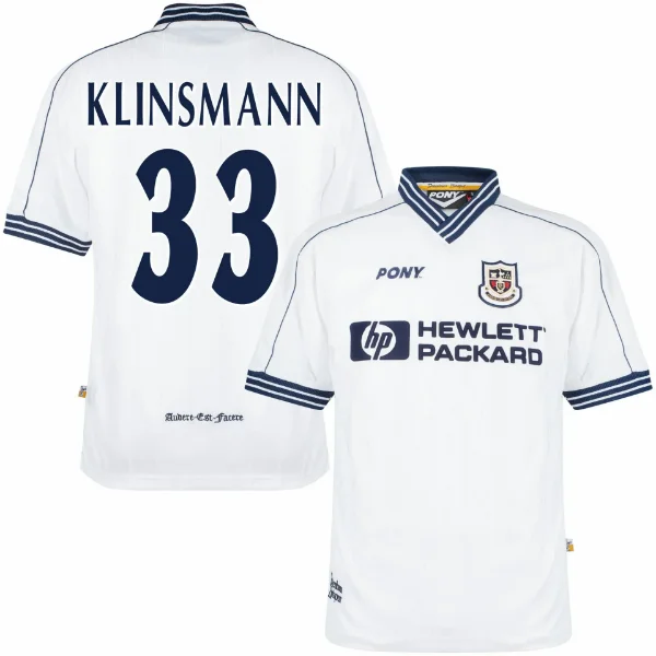 Pony - Tottenham Hotspur Retro Voetbalshirt 1996-1998 + Klinsmann 33