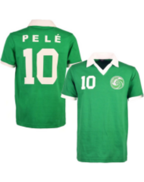 New York Cosmos Retro Football Shirt + Pele 10