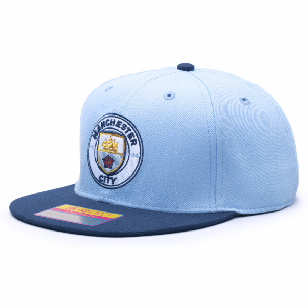 Fi Collection - Manchester City Team Snapback Cap - Blue